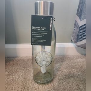 2019 Starbucks Recycled Glass Water Bottle - Iridescent - 20oz